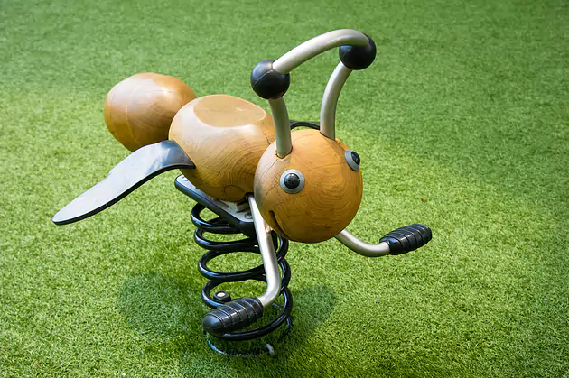 Robinia Federwippe Biene