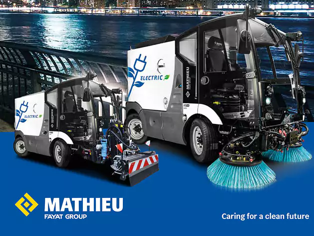 MATHIEU 2 eSeries balayeuse compacte 100% électrique