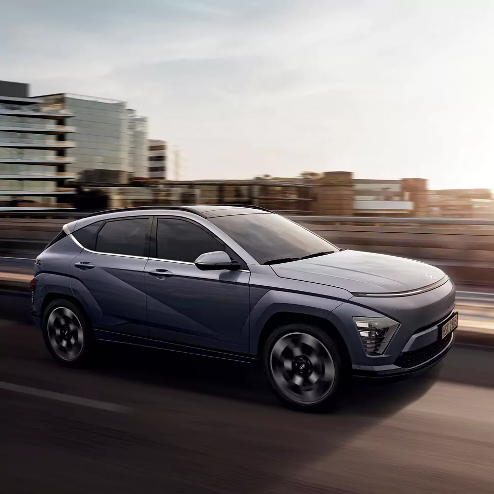 Hyundai KONA Electric mit beeindruckender Reichweite.