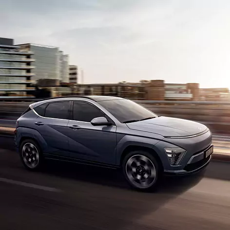 Hyundai KONA Electric mit beeindruckender Reichweite.