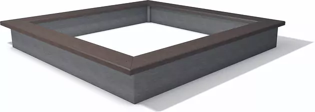 Sandkästen aus Recycling-Kunststoff