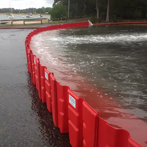 Hochwasserschutz NOAQ Boxwall