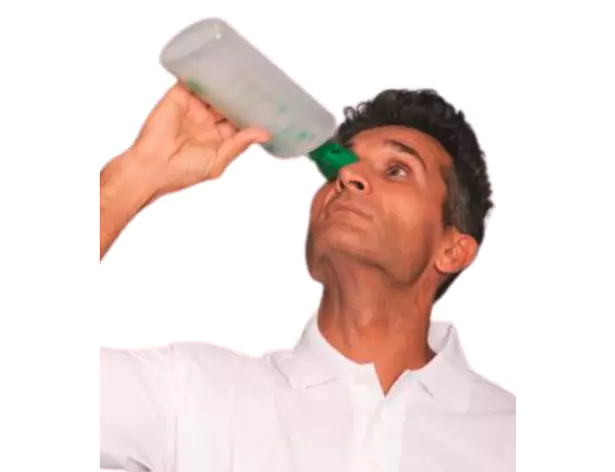 EKASTU Bouteille de Lotion Oculaire ECO avec entonnoir, FD