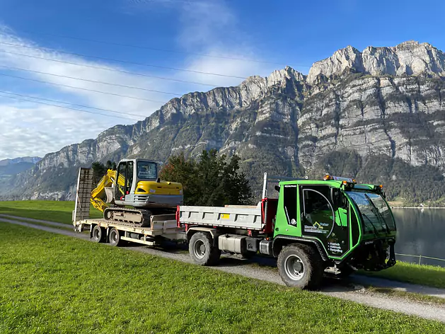 Schiltrac mit 32 t Gesamtzuggewicht