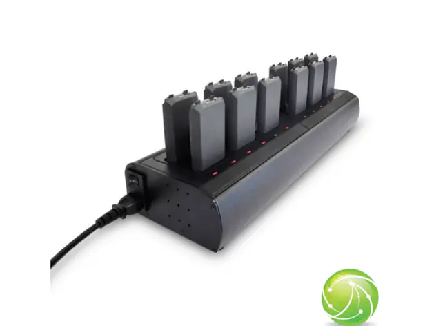 AKKUPOINT Mehrfach-Ladestation für Akkus TPH900 / 12 Akkus