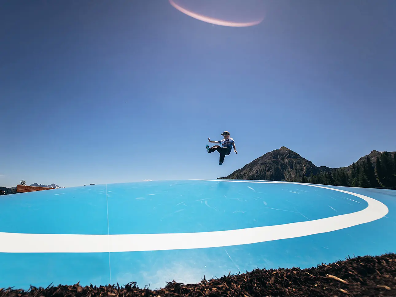 Luftkissen Trampolin