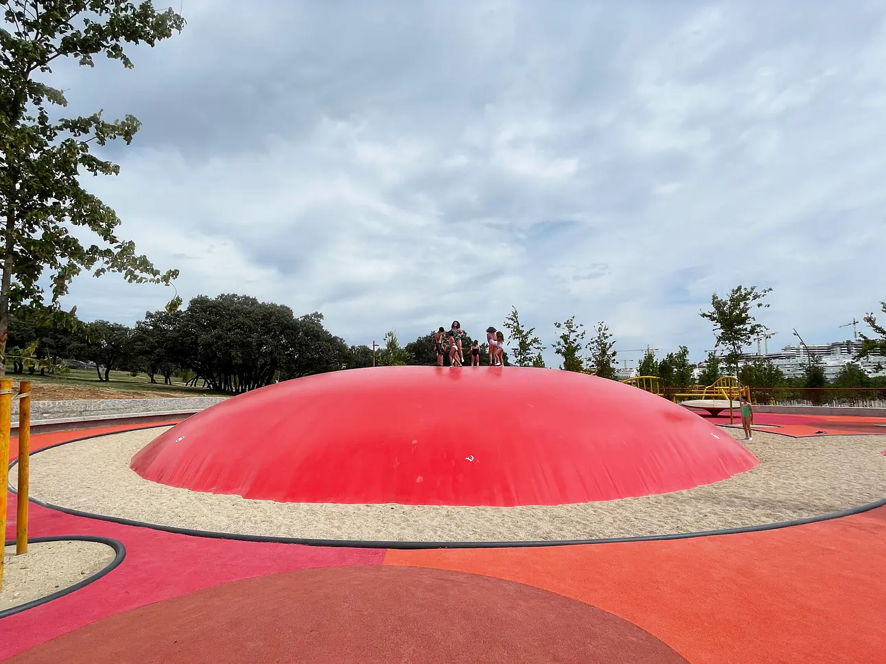 Luftkissen Trampolin