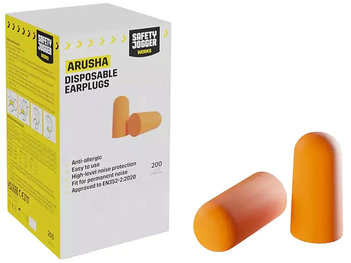 Gehörschutzstöpsel SAFETY JOGGER ARUSHA 200PCS