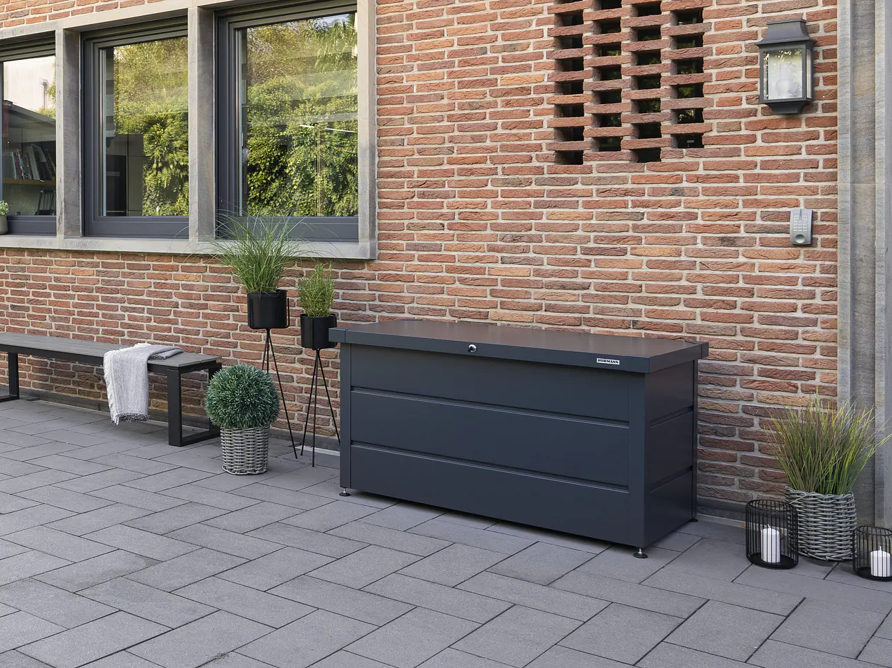 Angebot für Messebesucher - Gartenboxen und Gerätehäuser