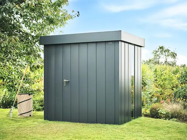 Angebot für Messebesucher - Gartenboxen und Gerätehäuser