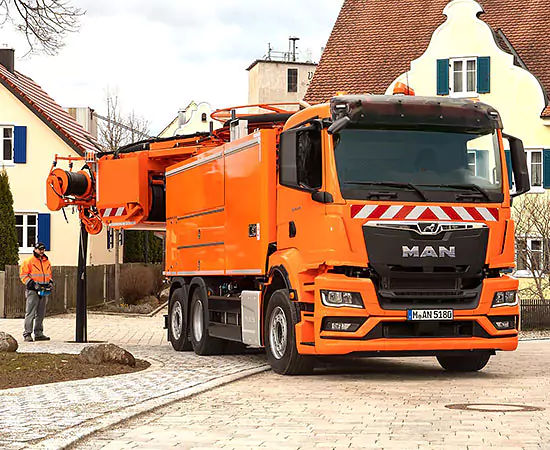 MAN FAHRZEUGE FÜR DIE KANALREINIGUNG