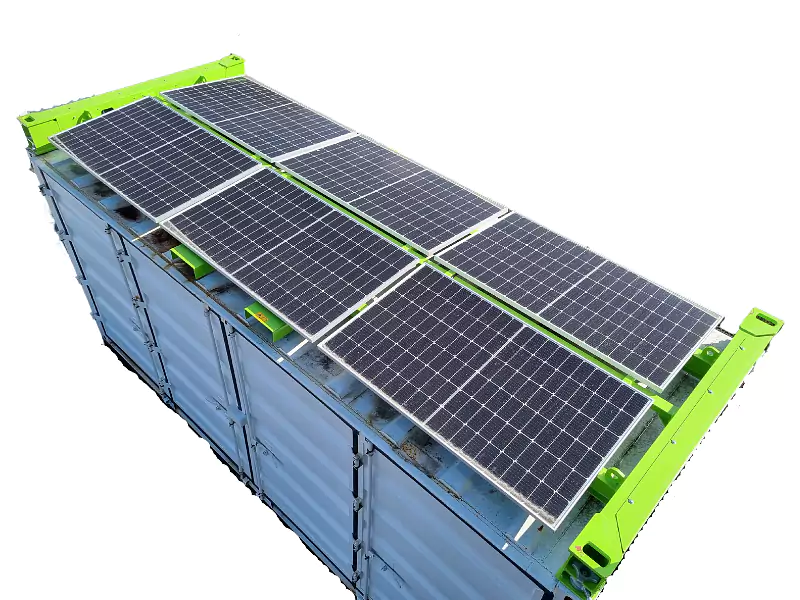 toits de conteneurs solaires