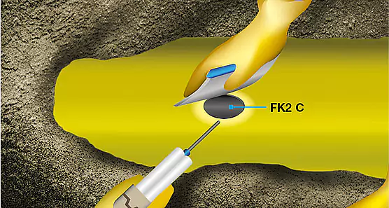DENSOLID®-FK2 Beschichtung für Armaturen, Rohre und Formstücke