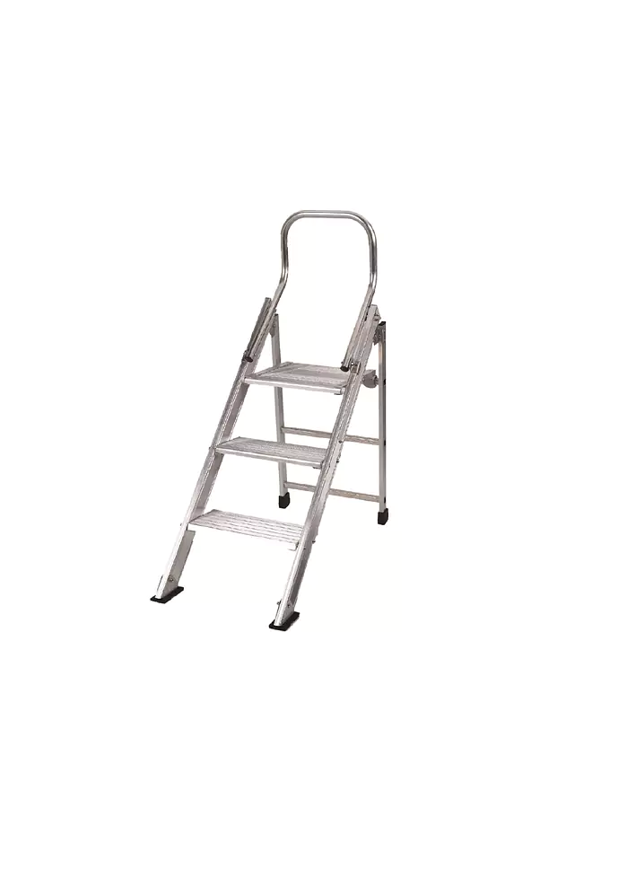 Alu-Klapptreppe STA mit Sicherheitsbügel