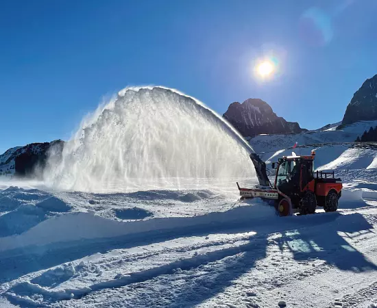 Schneefrässchleudern